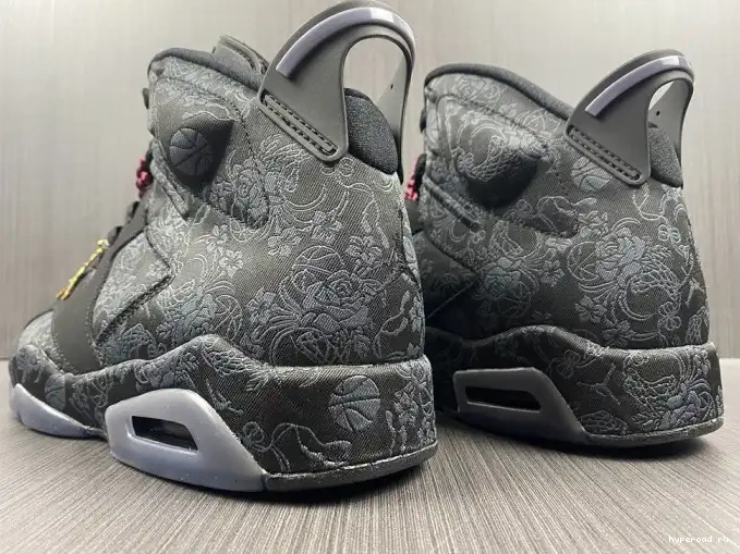 Black (W) DB9818-001 Jordan Retro Triple 6 SD 0505